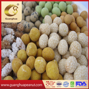 White Sesame-Coated Peanuts in Bulk Peanut Leisure Snack